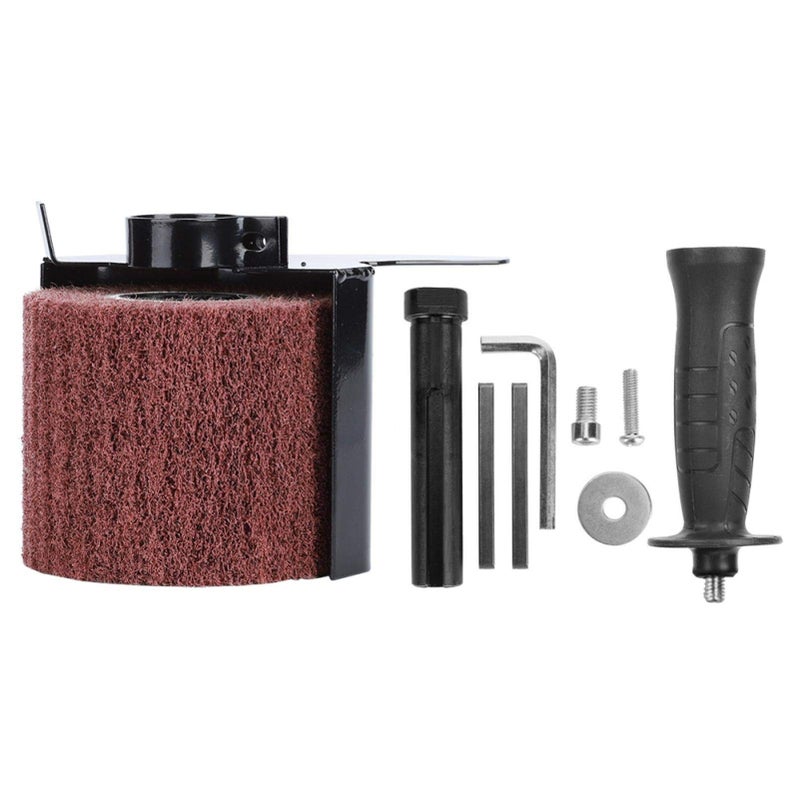 Jectse Burnishing Polishing Machine and Attachment for Angle Grinder, Angle Grinder Accessories Polishing Wheel Drawing Machine - Image 1